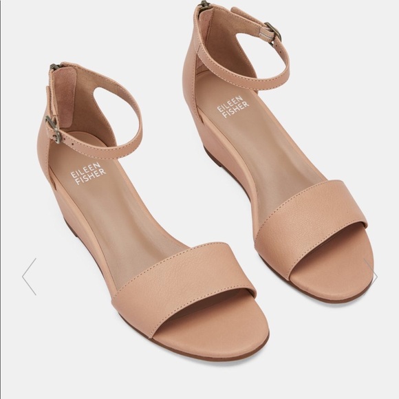 Eileen Fisher Shoes - NEW • Eileen Fisher • Mara Open Toe Wedge Sandals